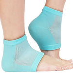 Silicone gel heel socks