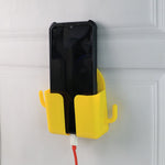 1 Pc Wallmount Mobile Stand With Hook for and stuffs purposes. (Mix Color / 1 Pc)