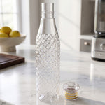 Premium Designer Transparent Water Bottle Set (6 Pc Set 1000 Ml Approx)