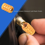 Tire Valve Stem Caps Fit 4pcs Silver