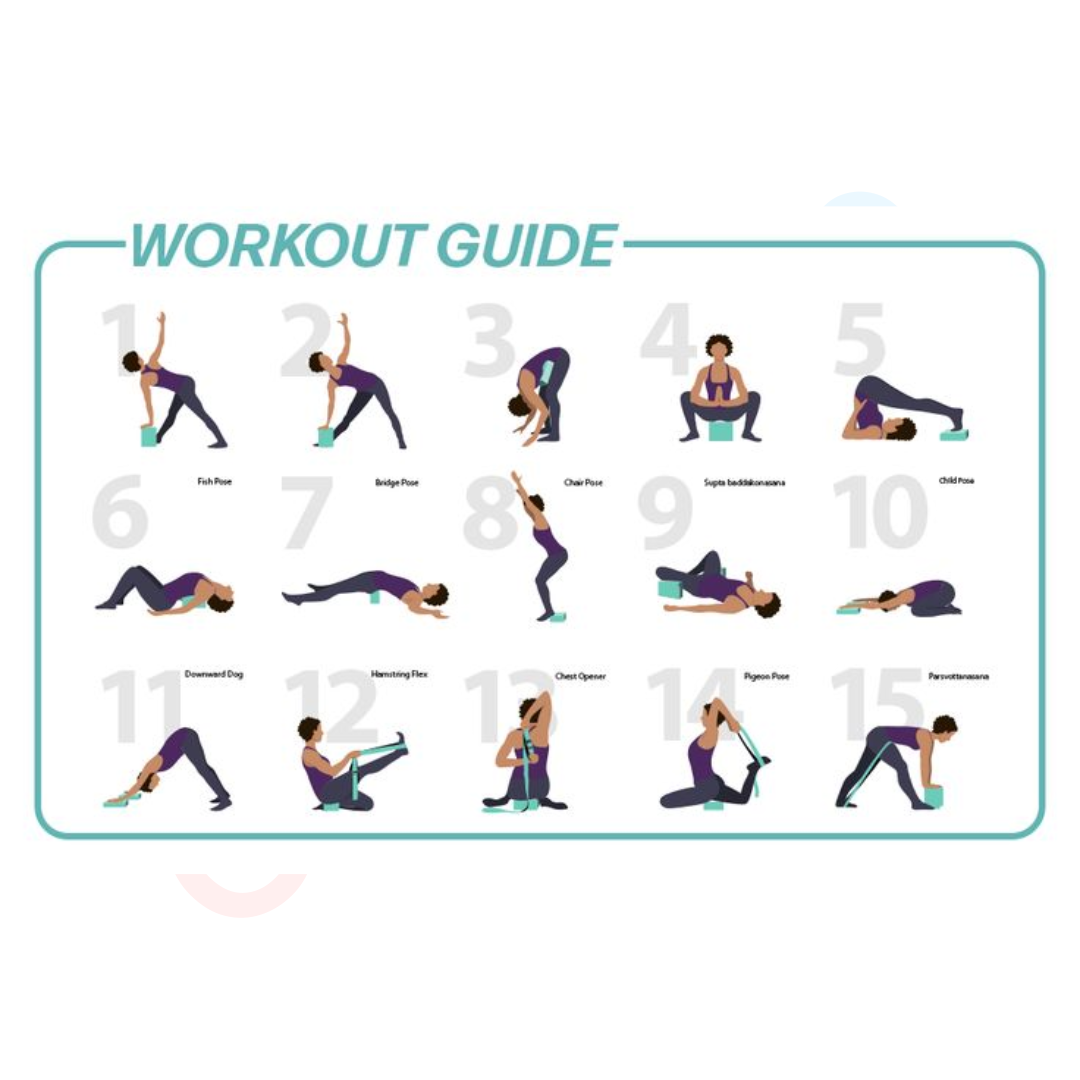 Yoga Blocks Brick & Straps - Image 6